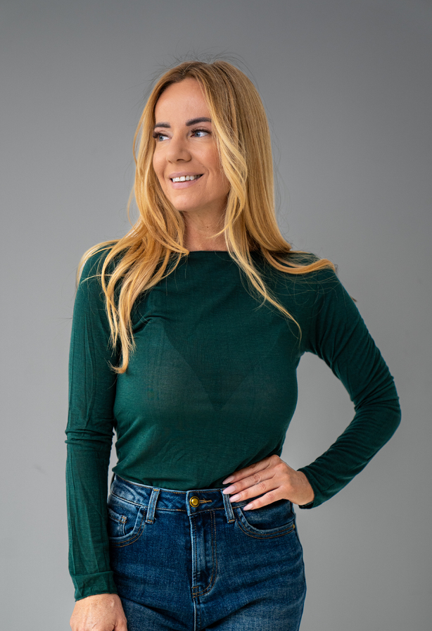 Lolabel felső smaragd – Női felső – Innova Fashion