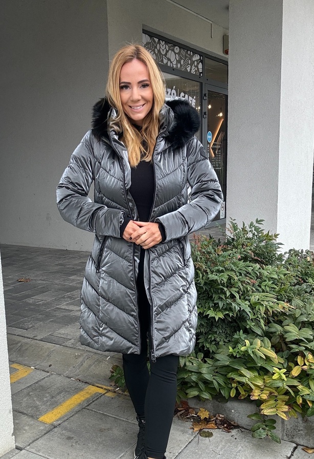 Frost Lume kabát ezüst – Innova Fashion