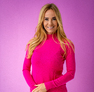 Veron pulóver pink – Hosszú ujjú női kötött pulóver – Innova Fashion